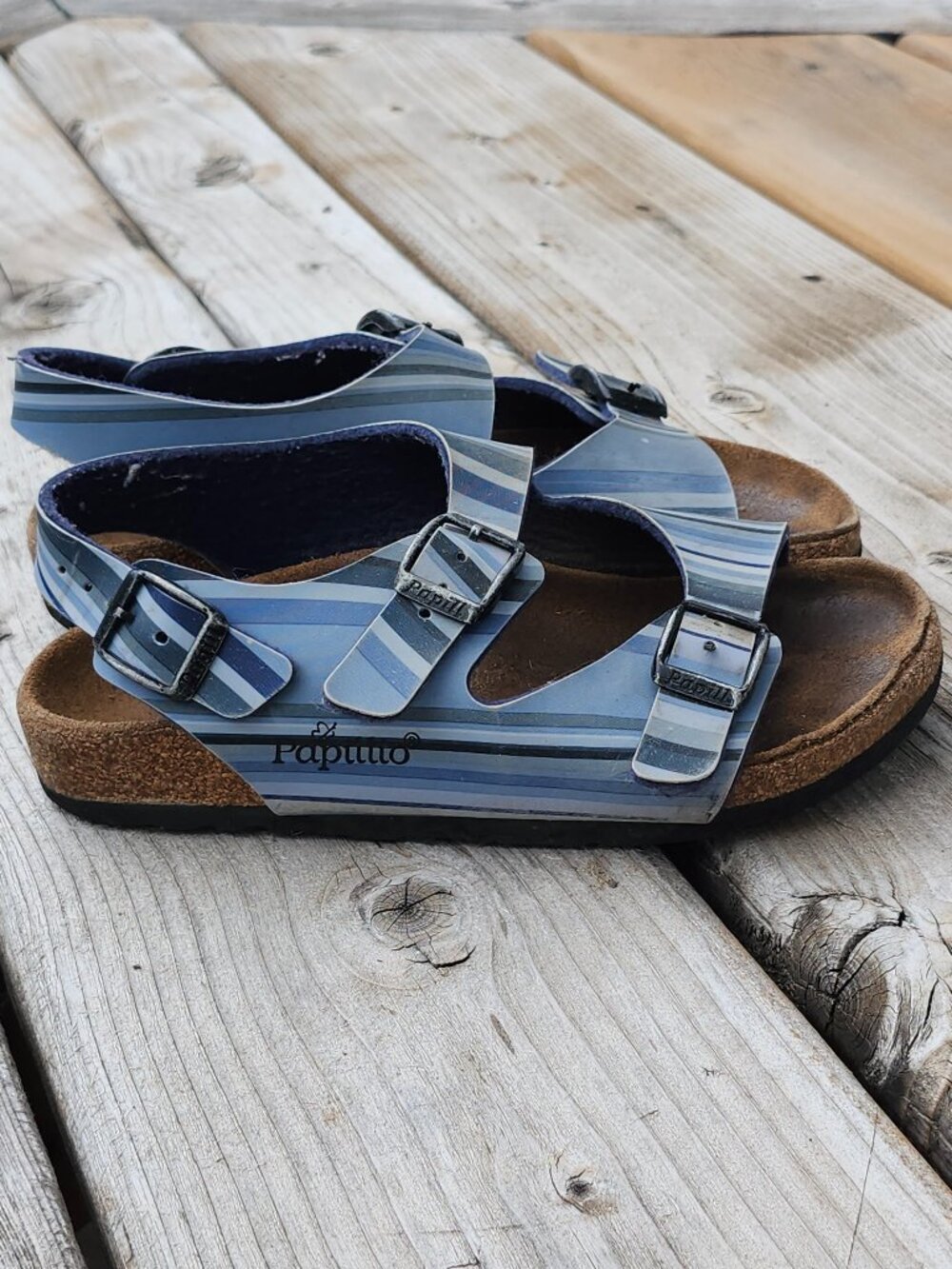PAPILLO BY BIRKENSTOCK CHILDREN'S LEATHER SANDALS SIZE 30
